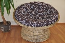 Ratanový papasan wicker mix polstr bubliny