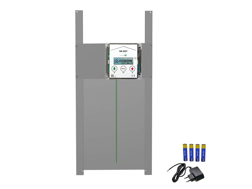 Komplet automatického otevírání a zavírání kurníku JOSTechnik HK-Bat 23x34 R