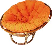 Ratanový PAPASAN tmavý - průměr 100 cm