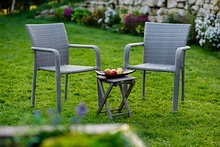 Dimenza designový zahradní set BARCELONA - šedý