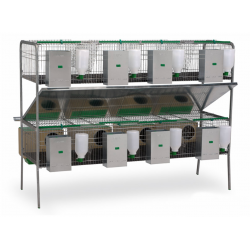 Gaun Klecov kotec pro krlky Silleda - dv patra, 8 kotc