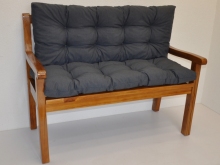 Lavika teakov 150 cm polstr tmav ed melr