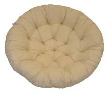 Polstr deluxe na keslo papasan 110 cm - svtle bov melr