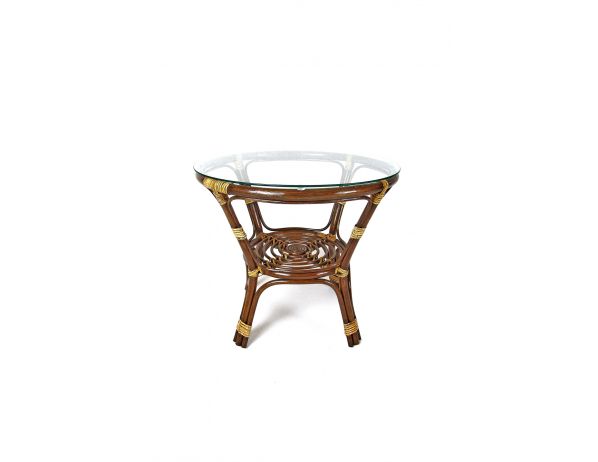 Ratanový obývací stolek BAHAMA - tmavý med