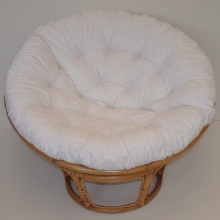 AKCE! Ratanov papasan 110 cm  medov bl polstr