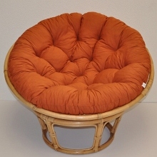 AKCE! Ratanov papasan 110 cm  medov polstr pskov