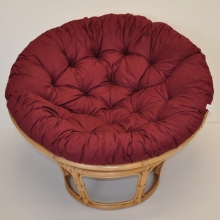 AKCE! Ratanov papasan 110 cm  medov polstr vnov