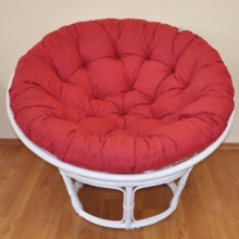 AKCE! Ratanov papasan 110 cm bl polstr vnov melr