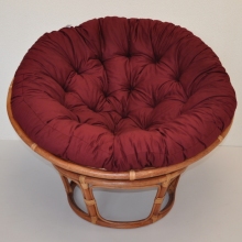 Ratanov papasan 110 cm koak, polstr vnov