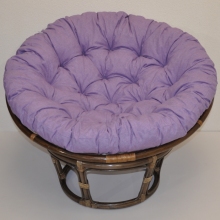 Ratanov papasan 110 cm hnd polstr fialov melr