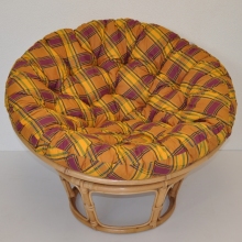 Ratanov papasan 110 cm medov okrov CZ