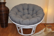 AKCE! Ratanov papasan 115 cm bl - polstr ed melr