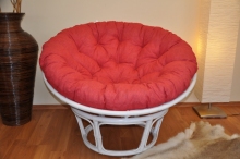 AKCE! Ratanov papasan 115 cm bl - polstr vnov melr