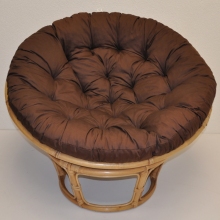 Ratanov papasan 115 cm medov - polstr hnd kepr