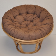 Ratanov papasan 115 cm medov - polstr hnd melr