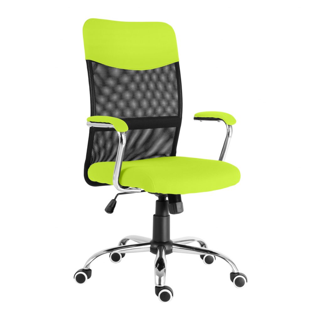 Studentská juniorská židle NEOSEAT TEENAGE černo - reflexní zelená