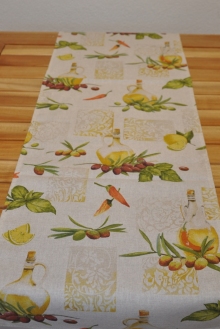 Ubrus bhoun 40x140 motiv olivy